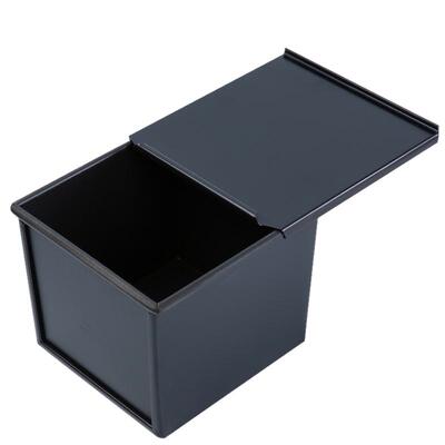 风和日丽黑色带盖低糖500g吐司盒