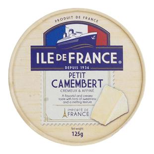 Brie法兰西布里奶酪125g原制小金文进口干酪即食蓝纹布理软质乳酪