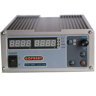 GOPHER直流开关电源CPS-1660 0-16V60A可调电源 DC稳压电源15v80a