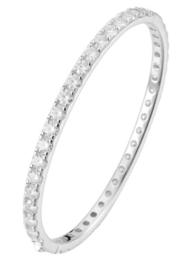 AHCHOO 静奢风高级感满圈莫桑石手链S925纯银小众璀璨手环送礼女