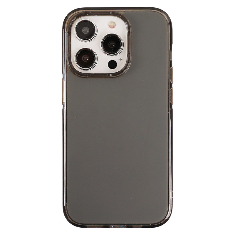 磨砂防指纹适用iphone15新款17promax手机壳玻璃苹果16简约13promax半透明12防爆防摔14plus高