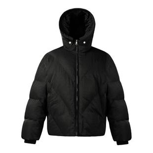 NOVACAM 美式vibe廓形设计感重磅短款连帽棉服冬季保暖外套男