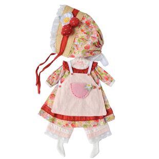 bjd六分blythe小布ob11娃衣材料包【甜甜草莓】diy布料纸样教程