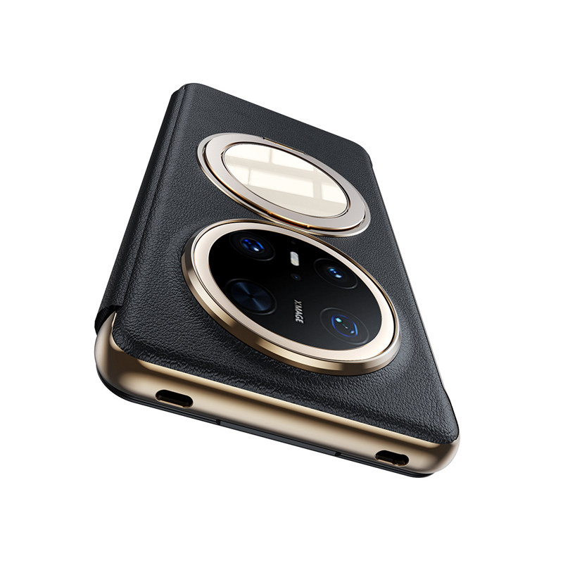 mate70/pro真皮壳磁吸圈创意外壳