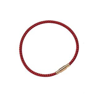红色本命年红手绳红绳手链转运珠手绳皮绳穿黄金编绳编织绳女款男