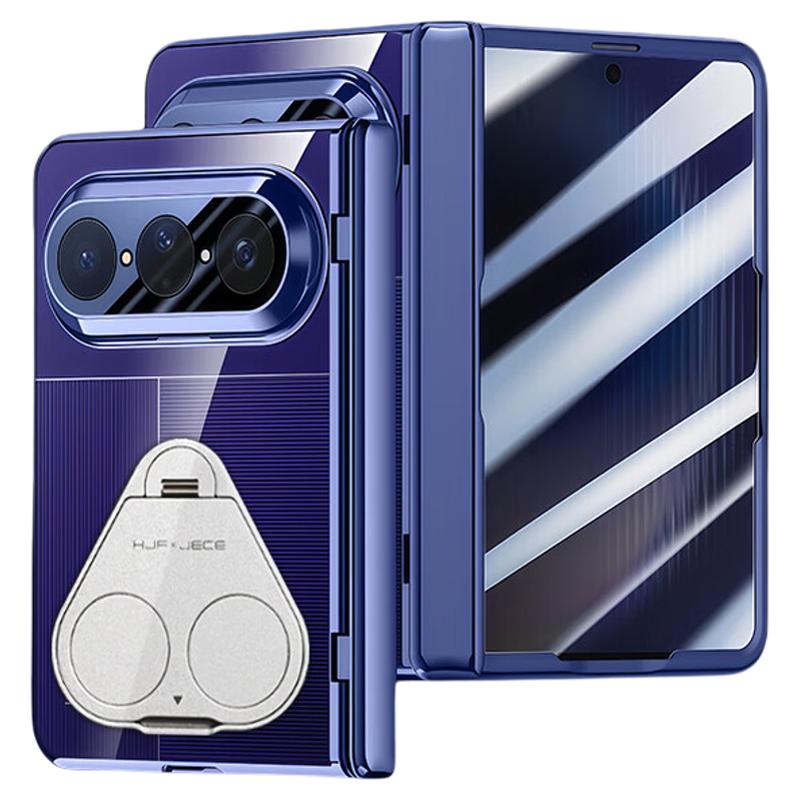 【官方正品】适用华为puraxmax手机壳新款透明阔折叠PuraXMax典藏版中轴全包壳膜一体保护套超薄散热指环支架