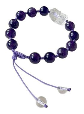 川上述原创国风转运紫水晶手链