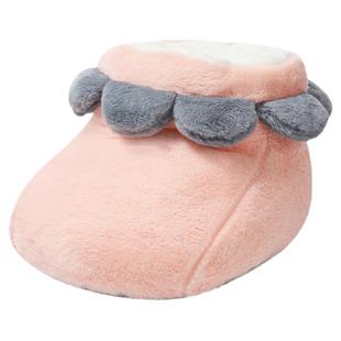 花瓣暖脚宝热水袋充电暖脚神器床上睡觉用保暖鞋冬季暖足套可拆洗