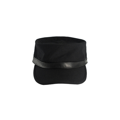 cap泡泡纱牛皮法式平顶帽