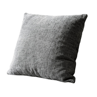 棉麻沙发抱枕靠枕轻奢靠背垫客厅靠枕套靠垫高级方形枕芯奶油立体