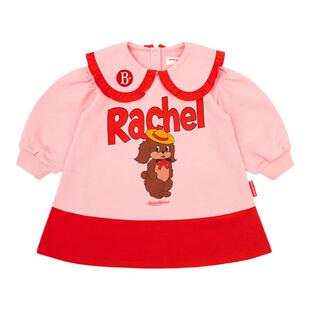 贝贝品诺秋装Rachel婴儿荷叶边领连衣裙