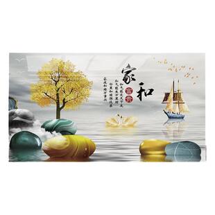 小装饰画客厅墙面补丁贴自粘亚克力定制墙洞窟窿遮挡防脏遮丑墙贴