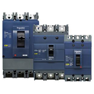 正品施耐德三相3P断路器空气开关EZD100E 160A 250M 400E 630M 4P