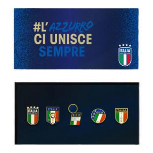 意大利国家队官方商品 | 冠军徽章蓝衣军团队徽纪念礼盒球迷周边