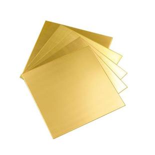 定制H62黄铜板黄铜片DIY激光切割垫片CNC加工攻牙0.5 1.0 2mm包邮