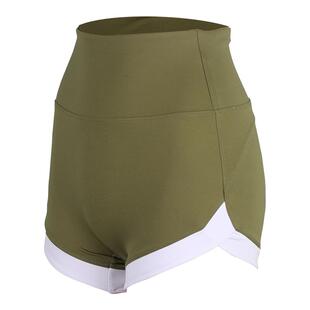 高腰提臀瑜伽短裤女普拉提训练蜜桃臀运动三分裤跑步健身热裤夏季