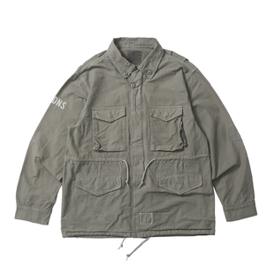 现货 MADNESS M51 工装夹克 余文乐同款日产水洗做旧多口袋外套男