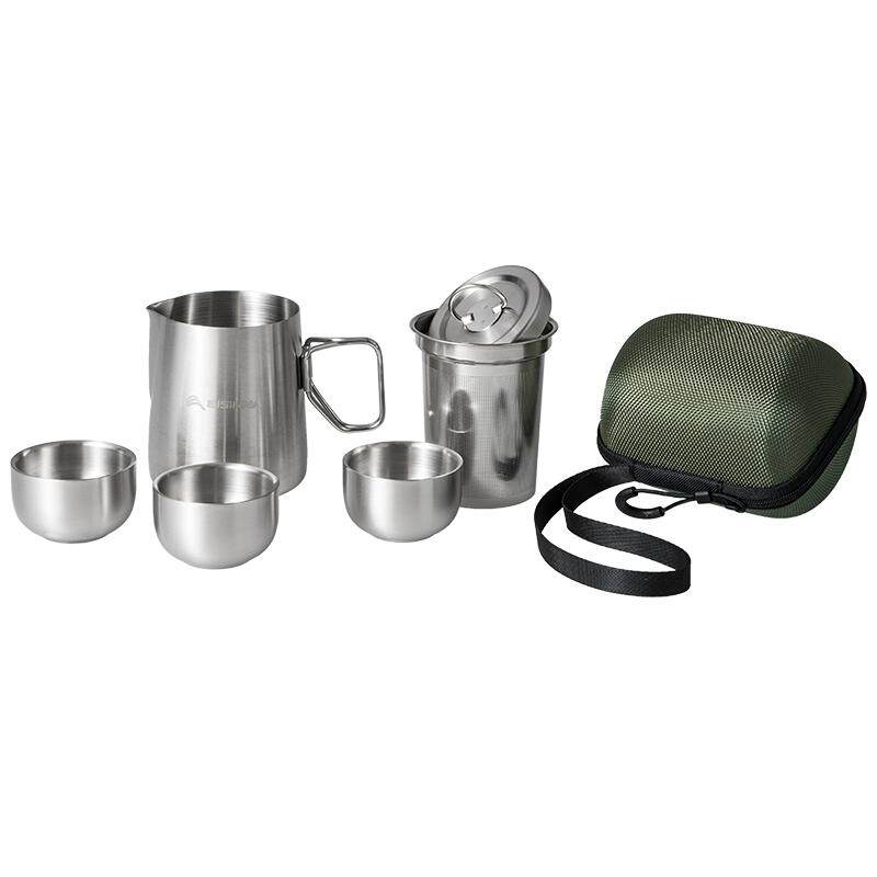 北山狼茶壶茶具套装便携式不锈钢