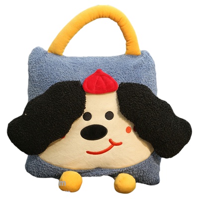 默默爱毛毯冬季大耳狗午睡毯加厚