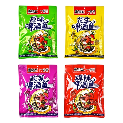鱼飞红啤酒鱼特产即食香辣鱼块