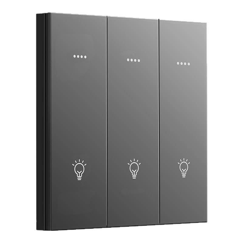 已接入米家APP智能开关面板支持语音双控四开小全屋零单火mesh2.0