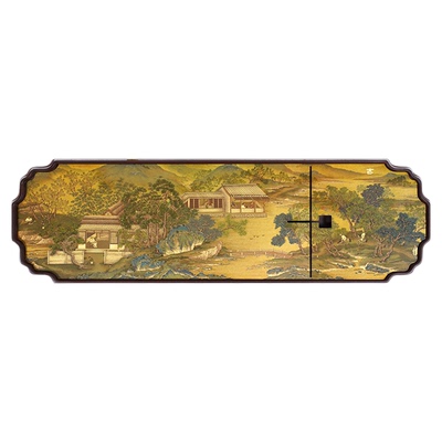 古歌元作双面茶盘新中式复古茶盘