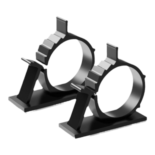 可调试固定座粘贴式免打孔电线理线夹子桌面收纳整理走线自粘线卡