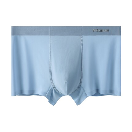 猫人男士内裤冰丝四角短裤120支超薄透气无痕新款裤头青年男裤衩