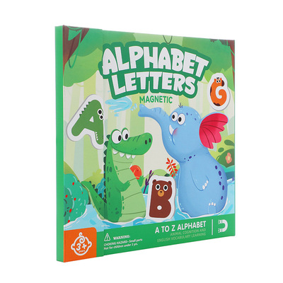 儿童磁力26个英文字母单词书