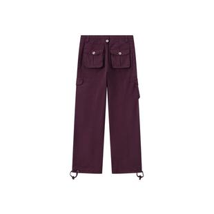 Ed Hardy埃德哈迪2026春季新款女士平绣合身工装长裤E1SAW292