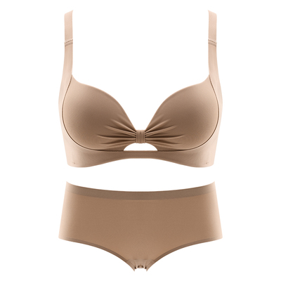 都市丽人内衣女士小胸聚拢显大无痕收副乳上托防下垂平胸专用文胸