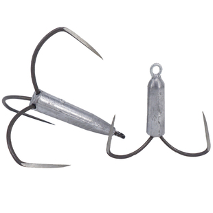 唐申牌手研三棱角爪刀锋专业用锚鱼钩带铸铅坨坠一体正宗唐山唐锚
