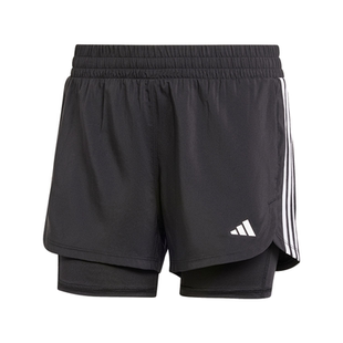 二合一舒适挺阔运动健身短裤女夏季adidas阿迪达斯outlets JJ3116