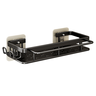 免打孔卫生间置物架浴室厕所架子洗手间洗漱台用品壁挂墙上收纳架