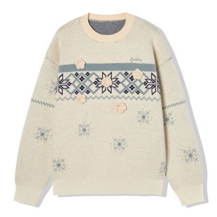 【99/件】EPTISON复古北欧风套头毛衣2025冬季新款宽松慵懒上衣