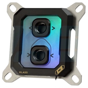 IceMan Cooler ICE-GLS玻璃面金属0.1mm水道CPU水冷头LGA1851/AM5