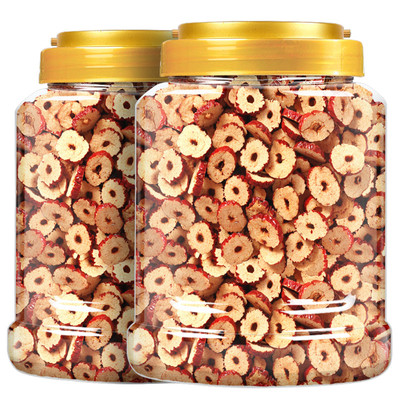 无核红枣片2大罐共560克干吃香脆