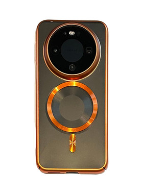 适用华为mate70电镀磨砂磁吸硬壳