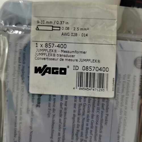配件WAGO万可857-400信号隔离转换模块全新现货议价议价