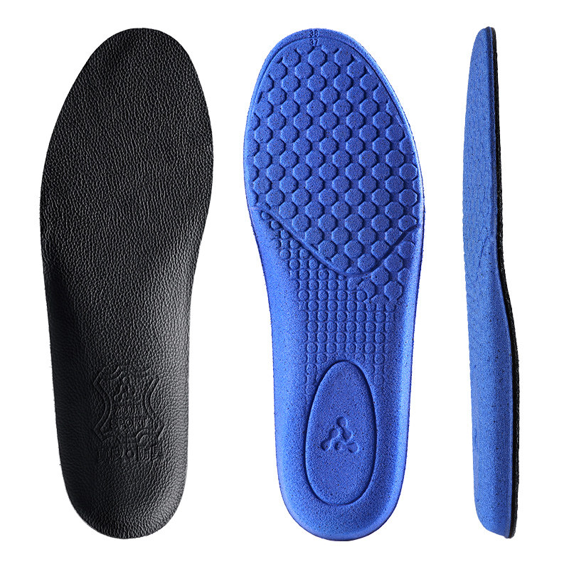 真皮厚牛皮鞋垫软底舒适久站不累