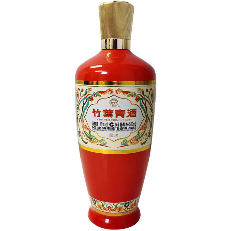 竹叶青酒45度荣耀红露酒500mL6瓶