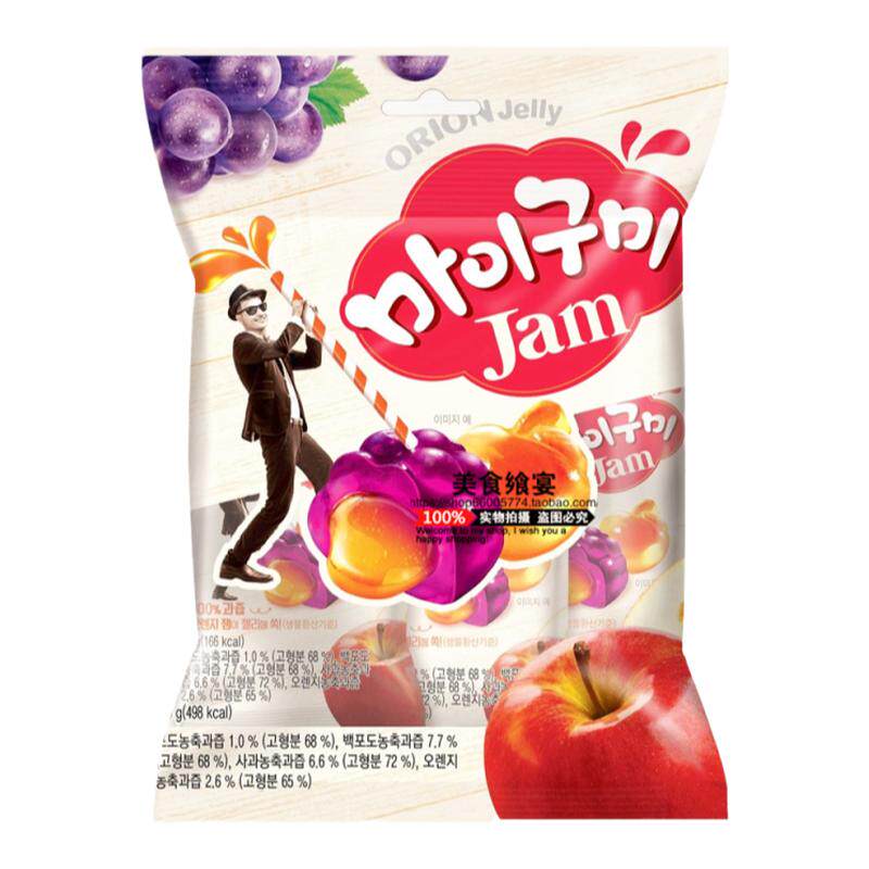 好丽友果酱韩国水蜜桃草莓软糖