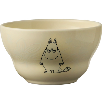 蓝莲花陶瓷卡通姆明碗