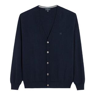 [100%棉]Brooks Brothers/布克兄弟男士休闲简约款薄外套针织开衫