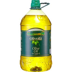 欧丽薇兰橄榄油5L/桶 冷榨家用热炒中式烹饪食用油西班牙原油进口