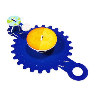 三球仪日地月太阳系模型 自制DIY手工材料包科技制作幼儿园小学生