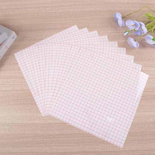 转移膜贴纸现货包装透明拉标签材料格子pet花定位批发广告不干胶