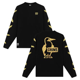 CHUMS洽洽鸟户外休闲卫衣长袖T艺术家联名男女春秋新款CH01-2636