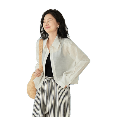 嘉茱莉设计感小众长袖夏季防晒衫