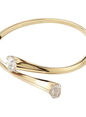 SUSISOMOS蔟水晶开口手镯闪灵钻